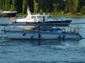 Motor Segelboot mit Motorschaden trieb gegen Alte Liebe bei Koeln Rodenkirchen P162